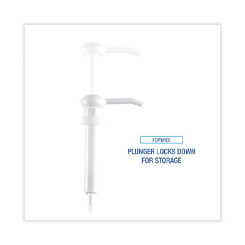 Boardwalk Siphon Pump for 1 gal Bottles, 1 oz Output, 12" Tube, Plastic, White, 12/Carton (00417)
