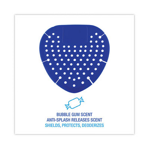 Boardwalk Deodorizing Urinal Screen, Bubblegum Scent, Blue, 3.5 oz, Dozen (1002)
