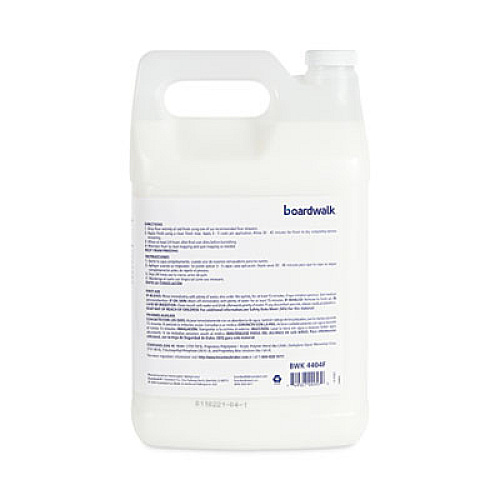 Boardwalk High Traffic Floor Polish, Apply 3 to 5 Coats per Application, Unscented, 1 gal Bottle, 4/Carton (4404F)