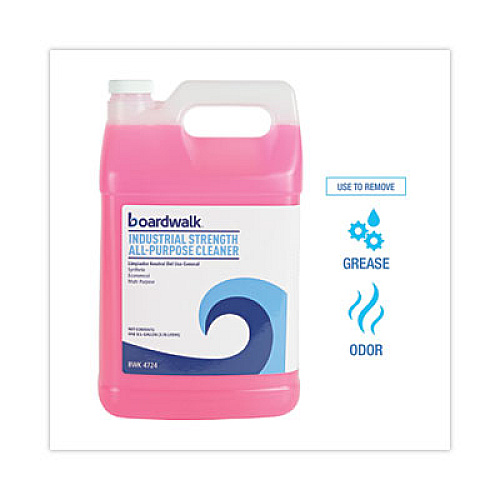 Boardwalk Industrial Strength All-Purpose Cleaner, Lemon Scent, 1 gal Bottle, 4/Carton (4724)