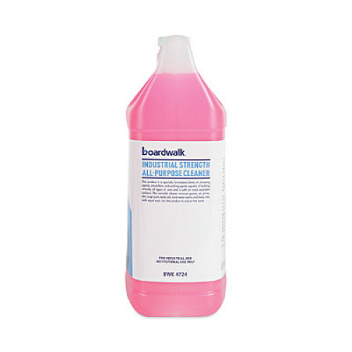 Boardwalk Industrial Strength All-Purpose Cleaner, Lemon Scent, 1 gal Bottle, 4/Carton (4724)