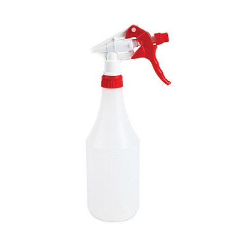 Boardwalk General Purpose Trigger Sprayer, 8" Tube, Fits 16 oz to 24 oz Bottles, Red/White, 24/Carton (09227)