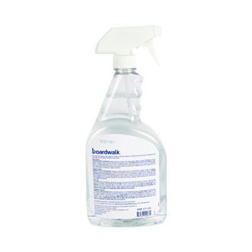 Boardwalk Natural Glass Cleaner, Unscented, 32 oz Trigger Spray Bottle, 12/Carton (47112G)