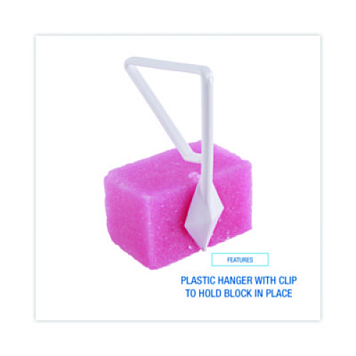 Boardwalk Para Toilet Bowl Deodorizer Block, Cherry Scent, Pink, 4 oz, 12/Box (B04BX)