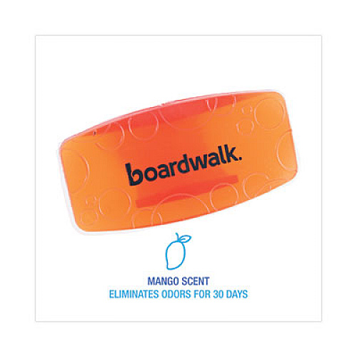 Boardwalk Toilet Bowl Clip, Mango Scent, Orange, 12/Box (CLIPMAN)
