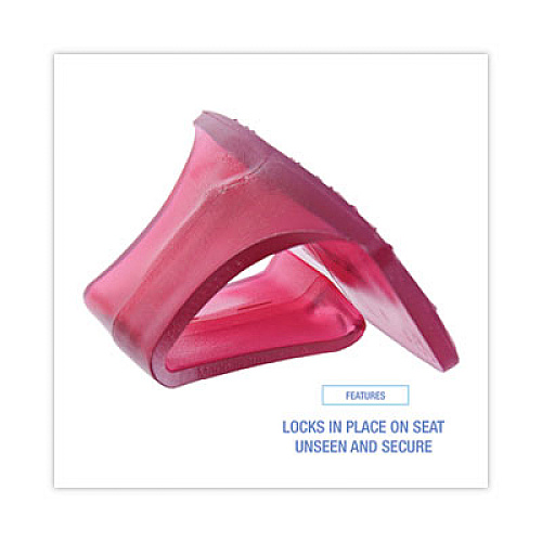 Boardwalk Toilet Bowl Clip, Spiced Apple Scent, Red, 12/Box (CLIPSAP)