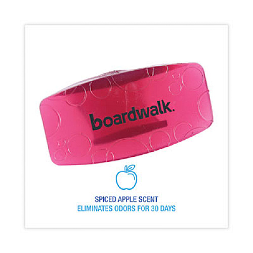 Boardwalk Toilet Bowl Clip, Spiced Apple Scent, Red, 12/Box (CLIPSAP)