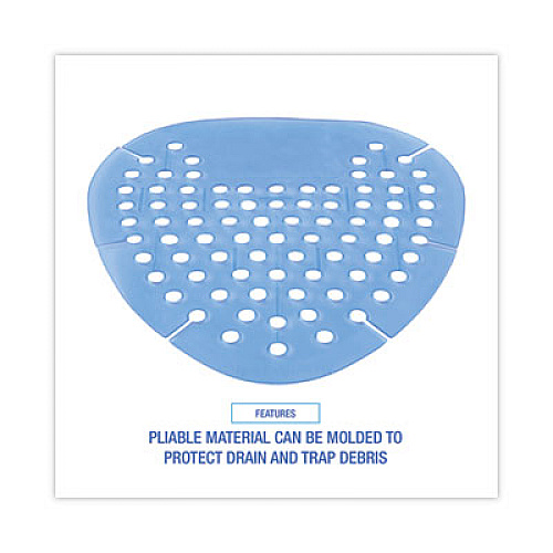 Boardwalk Gem Urinal Deodorizer Screen, Cotton Blossom Scent, Blue, 12/Box (GEMCBL)