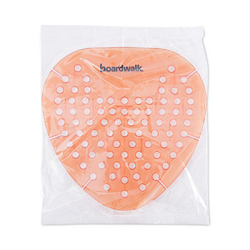 Boardwalk Gem Urinal Deodorizer Screen, Mango Scent, Orange, 12/Box (GEMMAN)