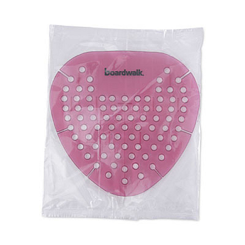 Boardwalk Gem Urinal Deodorizer Screen, Spiced Apple Scent, Red, 12/Box (GEMSAP)