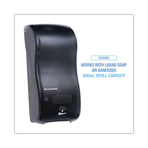 Boardwalk Bulk Fill Foam Soap Dispenser with Key Lock, 900 mL, 5.25 x 4 x 12, Black Pearl (SHF900SBBW)