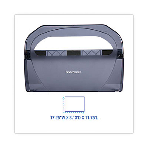 Boardwalk Toilet Seat Cover Dispenser, 17.25 x 3.13 x 11.75, Smoke (TS510SBBWEA)