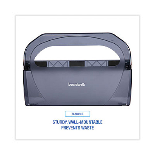 Boardwalk Toilet Seat Cover Dispenser, 17.25 x 3.13 x 11.75, Smoke (TS510SBBWEA)