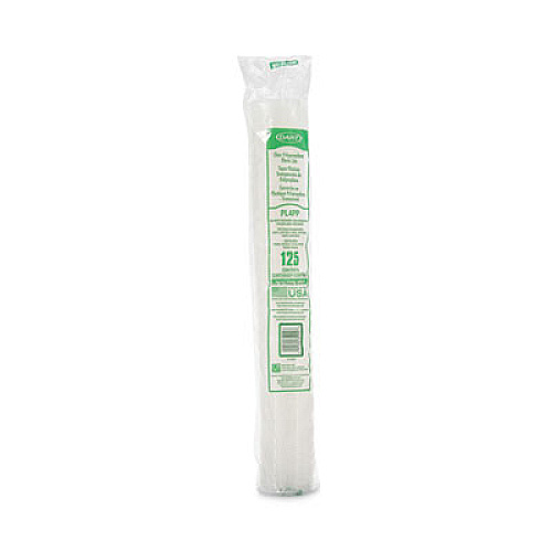Dart Portion/Souffle Cup Lids, Fits 3.25 oz/4 oz/5.5 oz Portion Containers, Plastic, Clear, 125/Sleeve, 20 Sleeves/Carton (PL4PP)
