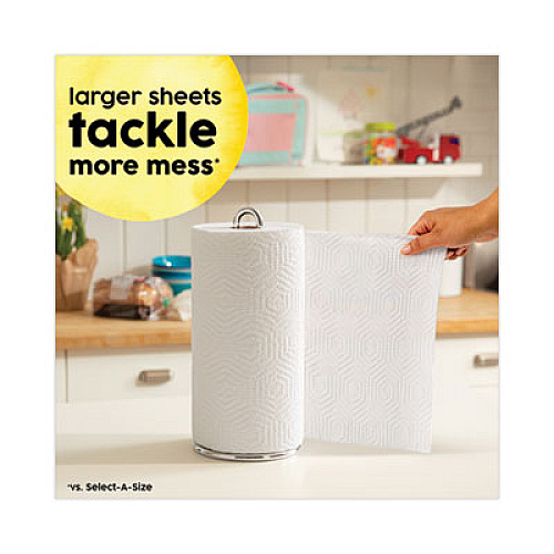 Bounty Essentials Kitchen Roll Paper Towels, 2-Ply, 11 x 10.2, 40 Sheets/Roll (74657RL)