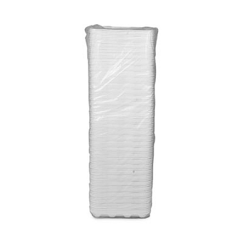 Pactiv Evergreen Meat Tray, #4D, 9.5 x 7 x 1.25, White, Foam, 500/Carton (0TF104D10000)
