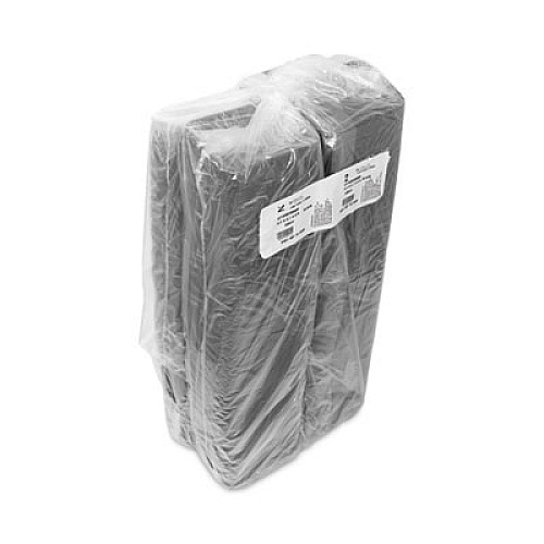 Pactiv Evergreen Supermarket Tray, #2, 8.2 x 5.7 x 0.91, Black, Foam, 500/Carton (0TFB00200000)