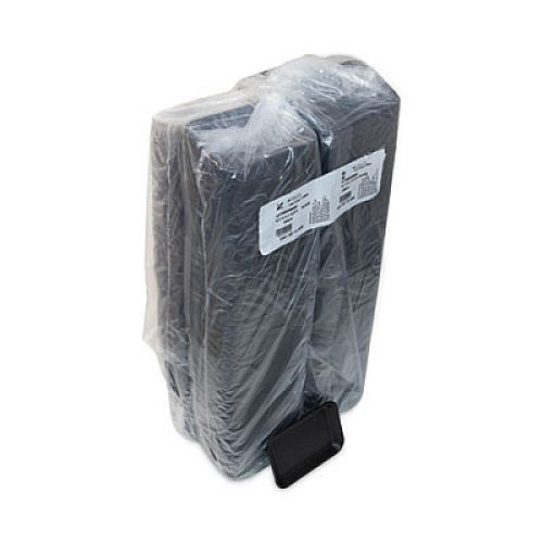Pactiv Evergreen Supermarket Tray, #2, 8.2 x 5.7 x 0.91, Black, Foam, 500/Carton (0TFB00200000)