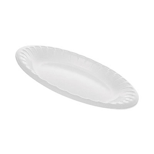 Pactiv Evergreen Placesetter Deluxe Laminated Foam Dinnerware, Plate, 6" dia, White, 1,000/Carton (0TK100060000)