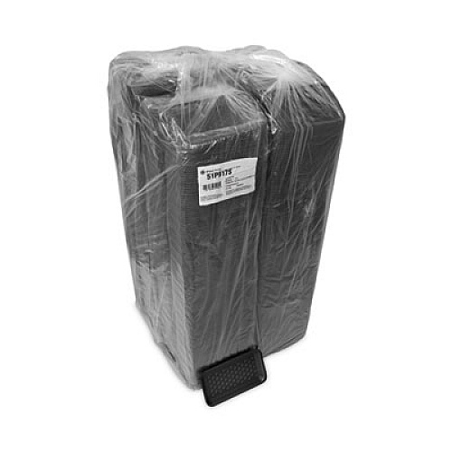 Pactiv Evergreen Foam Supermarket Tray, #17S, 8.4 x 4.5 x 0.7, Black, Foam, 1,000/Carton (51P917S)