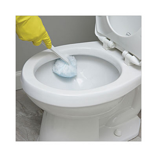 Boardwalk Deluxe Toilet Bowl Mop, 12" Handle, 2" Mop Head, White (00160EA)