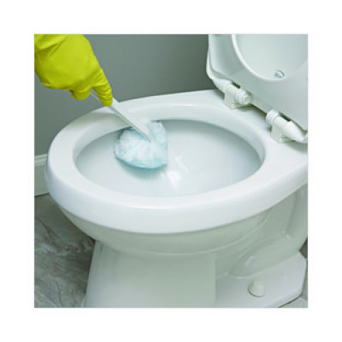 Boardwalk Deluxe Toilet Bowl Mop, 12" Handle, 2" Mop Head, White, 25/Carton (00160)