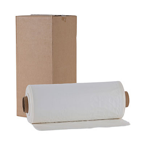 Boardwalk Industrial Can Liner Rolls, 60 gal, 1.8 mil, 21" x 17" x 63", Clear, 75/Carton (D38633CL)