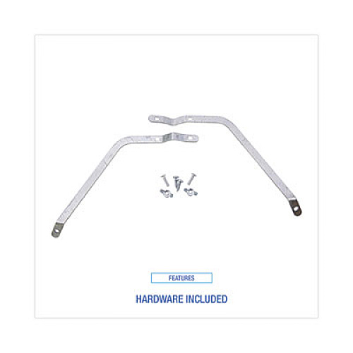 Boardwalk Metal Handle Braces, Large, Fits 24" to 48" Floor Sweeps, 0.5 x 17 x 12 (119)