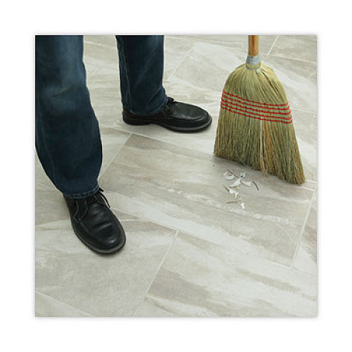 Boardwalk Parlor Broom, Corn Fiber Bristles, 55" Overall Length, Natural, 12/Carton (926CCT)