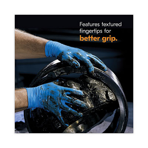 KleenGuard G10 2PRO Nitrile Gloves, Powder-Free, Medium, 6 mil Thick, 9.5" Long, Blue, 100/Box, 10 Boxes/Carton (54422CT)