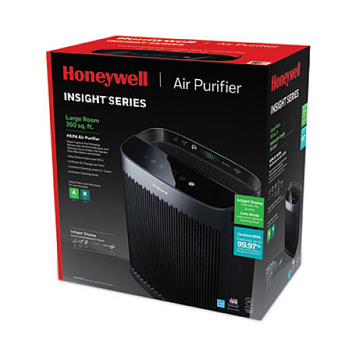 Honeywell InSight HEPA Air Purifier HPA5200B, 360 sq ft Room Capacity, Black