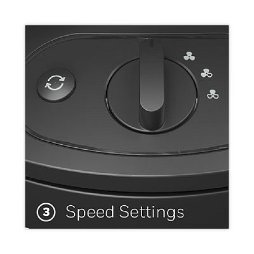 Honeywell TurboForce Power Air Circulator, 16", 3 Speeds, Black (HF710)