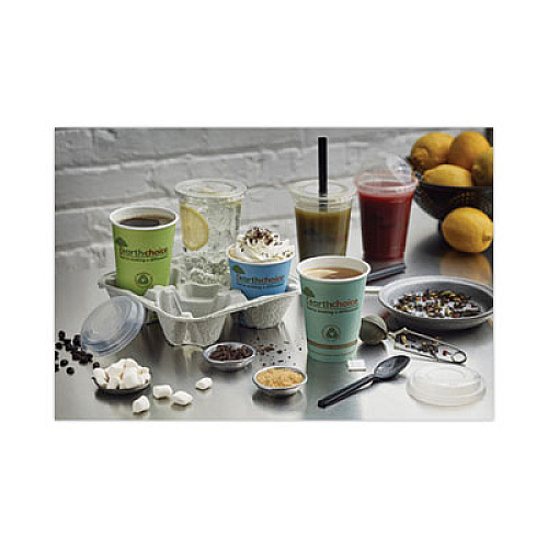 Pactiv Evergreen EarthChoice Compostable Paper Cup, 16 oz, Green, 1,000/Carton (DPHC16EC)