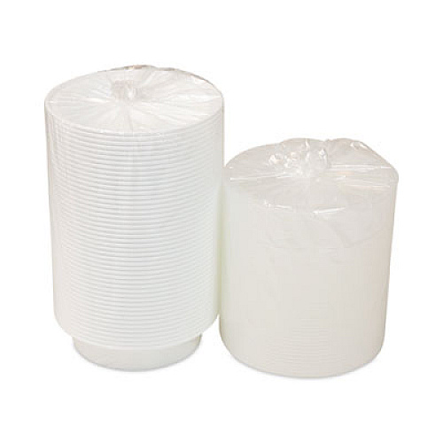 Pactiv Evergreen Newspring VERSAtainer Microwavable Containers, 24 oz, 7 x 7 x 2.3, White/Clear, Plastic, 150/Carton (NC723)