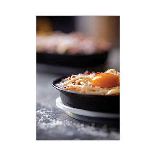 Pactiv Evergreen EarthChoice Versa2Go Microwaveable Container, 30 oz, 6.8 x 6.8 x 2.2, Black/Clear, Plastic, 150/Carton (NV2GRN307B)