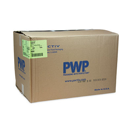 Pactiv Evergreen EarthChoice Square Recycled Bowl, 24 oz, 7 x 7 x 1.52, Black, Plastic, 300/Carton (SAB0724)