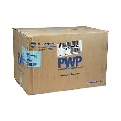 Pactiv Evergreen EarthChoice Square Recycled Bowl, 32 oz, 7 x 7 x 2, Clear, Plastic, 300/Carton (SAC0732)