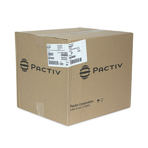 Pactiv Evergreen EarthChoice Recycled PET Container Lid, For 24 to 32 oz Container Bases, 7.37 x 7.37 x 0.83, Clear, Plastic, 300/Carton (SACLD07)