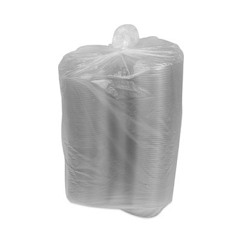 Pactiv Evergreen EarthChoice Recycled PET Hinged Container, 24 oz, 7.37 x 5.87 x 2.37, Clear, Plastic, 280/Carton (YCA910240000)