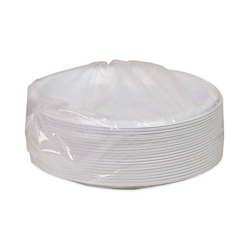 Pactiv Evergreen Meadoware Impact Plastic Dinnerware, Plate, 8.88" dia, White, 400/Carton (YMI9)