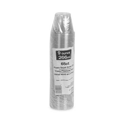 Pactiv Evergreen EarthChoice Recycled Clear Plastic Cold Cups, 9 oz, Clear, 975/Carton (YP9C)