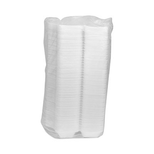 Pactiv Evergreen SmartLock Foam Hinged Lid Container, Medium, 8.8 x 4.5 x 3.1, White, 440/Carton (YHLW01840000)