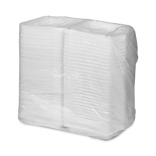 Pactiv Evergreen SmartLock Foam Hinged Lid Container, X-Large, 3 Compartments, 9.5 x 10.5 x 3.3, White, 250/Carton (YHLW10030000)