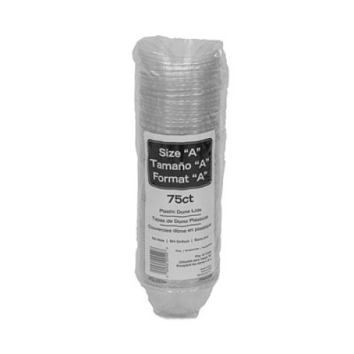 Pactiv Evergreen EarthChoice Strawless RPET Lid, Dome Lid, Fits 9 oz to 20 oz "A" Cups, Plastic, Clear, 900/Carton (YPDL20CNH)