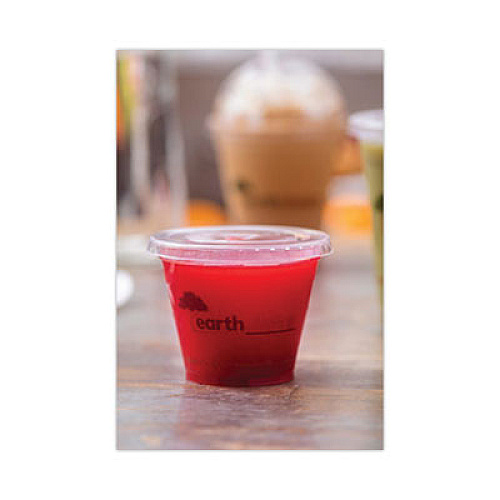 Pactiv Evergreen EarthChoice Compostable Cold Cup, 9 oz, Plastic, Clear/Printed, 975/Carton (YPLA9CEC)