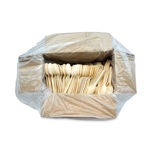 Pactiv Evergreen EarthChoice PSM Cutlery, Heavyweight Spoon, Plastic, Tan, 1,000/Carton (YPSMSTEC)