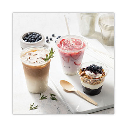 Pactiv Evergreen EarthChoice PSM Cutlery, Heavyweight Spoon, Plastic, Tan, 1,000/Carton (YPSMSTEC)