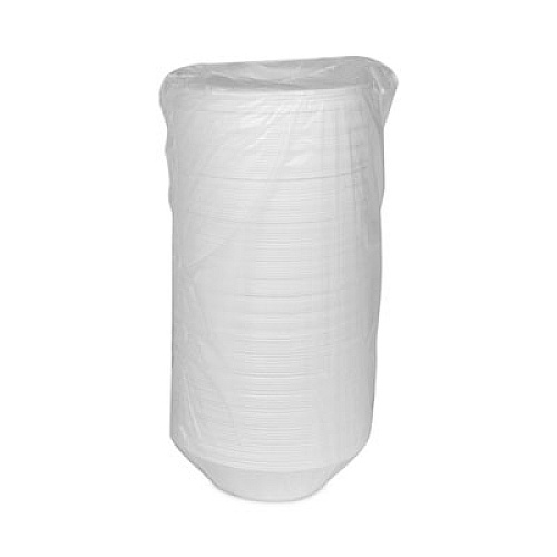 Pactiv Evergreen Placesetter Satin Non-Laminated Foam Dinnerware, Bowl, 12 oz, White, 1,000/Carton (YTH100120000)