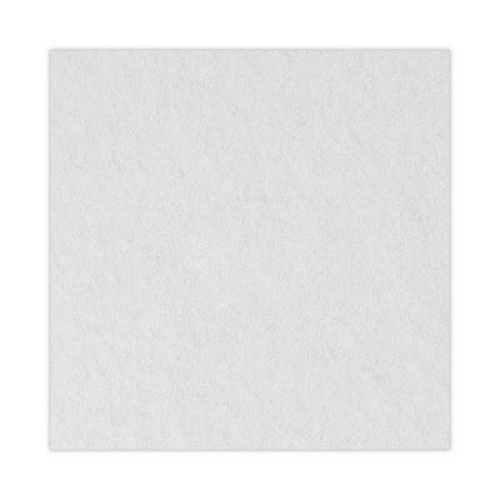 Boardwalk Polishing Floor Pads, 20" Diameter, White, 5/Carton (4020WHI)