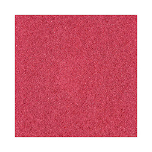Boardwalk Buffing Floor Pads, 19" Diameter, Red, 5/Carton (4019RED)